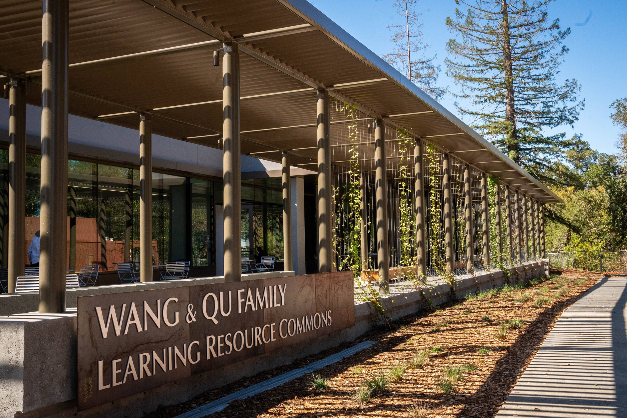 West Valley College Wang and Qu Family Learning Resource Commons entrance
